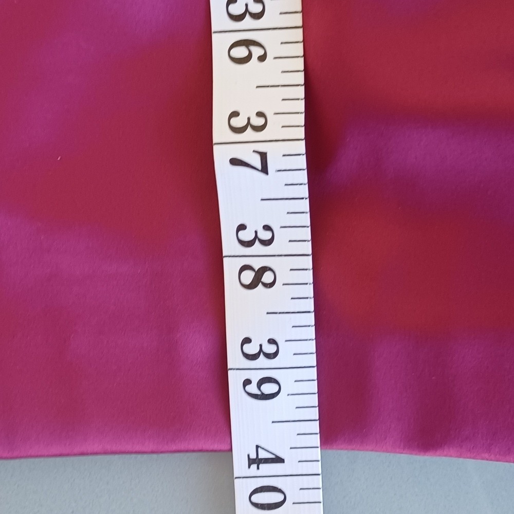Kay Unger New York Berry Satin V-Neck 3/4 Sleeve TulipWrap Cocktail Dress 12 NWT - Picture 6 of 11